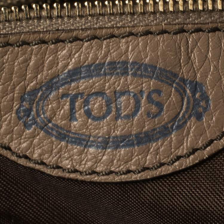Pre Owned Tod's Light Brown Leather G-Line Easy Sacca Tote