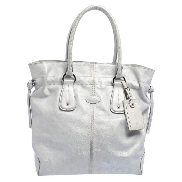 TOD'S Italian Pink Pebbled Leather Small NEW D BAG Handbag TOTE