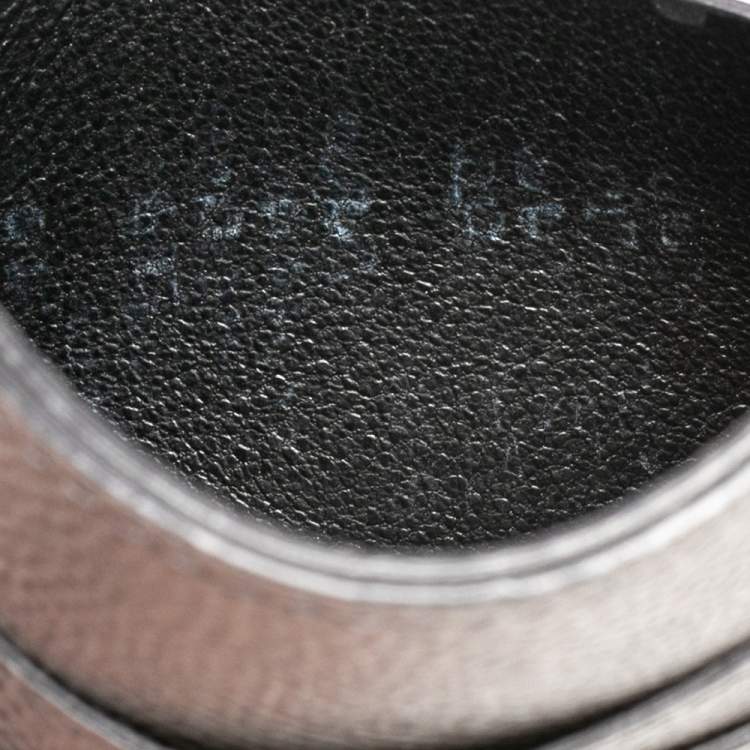 Pre Owned Tod's Grey Leather Card Holder