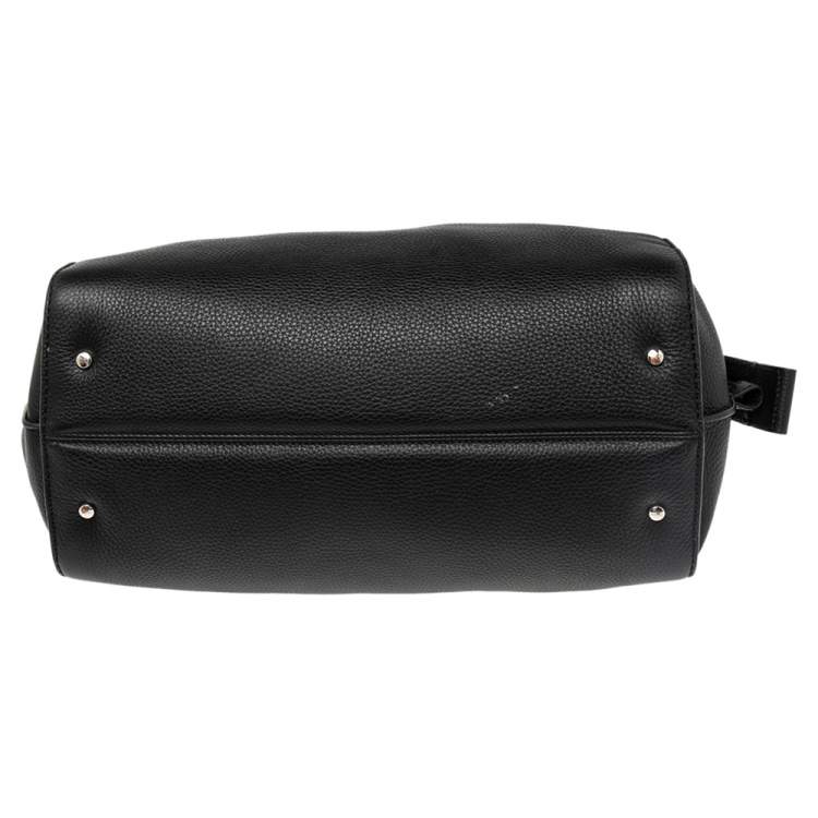 Pre Owned Tod's Black Pebbled Leather Tote