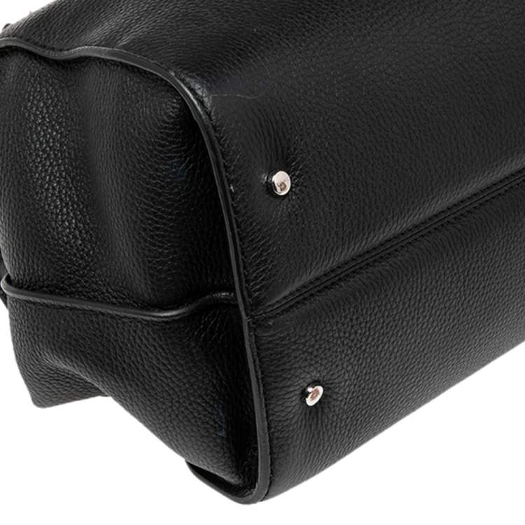 Pre Owned Tod's Black Pebbled Leather Tote
