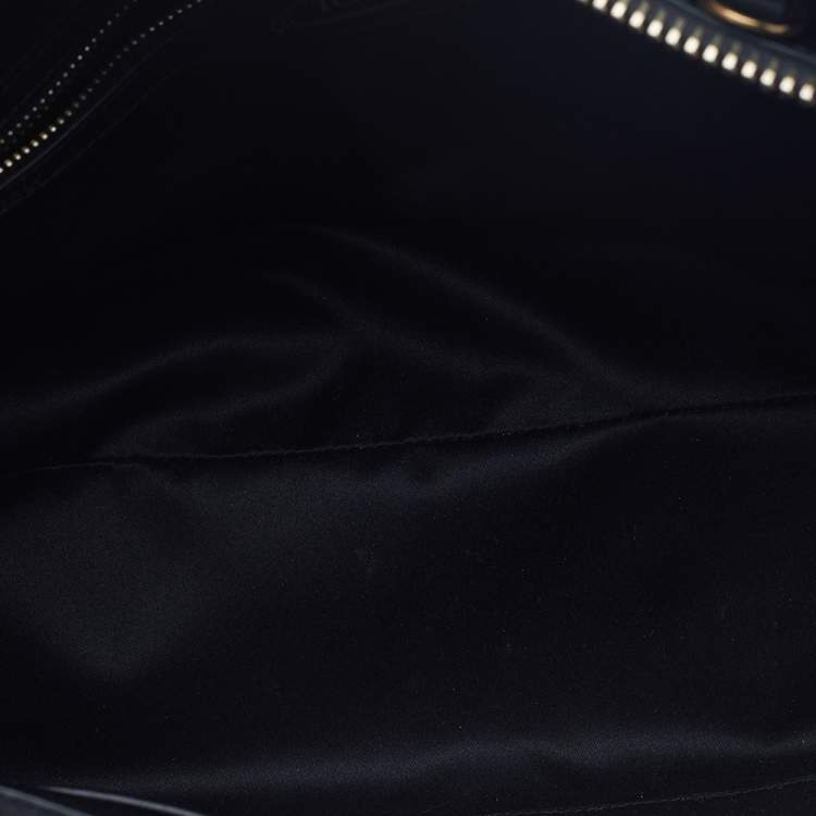 Pre Owned Tod's Multicolor Leather And Suede Sella Satchel