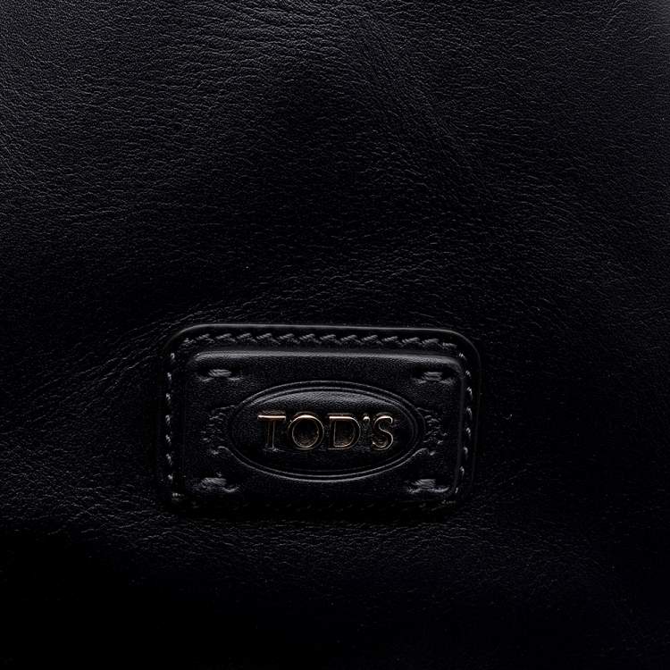 Pre Owned Tod's Navy Blue Leather Tote