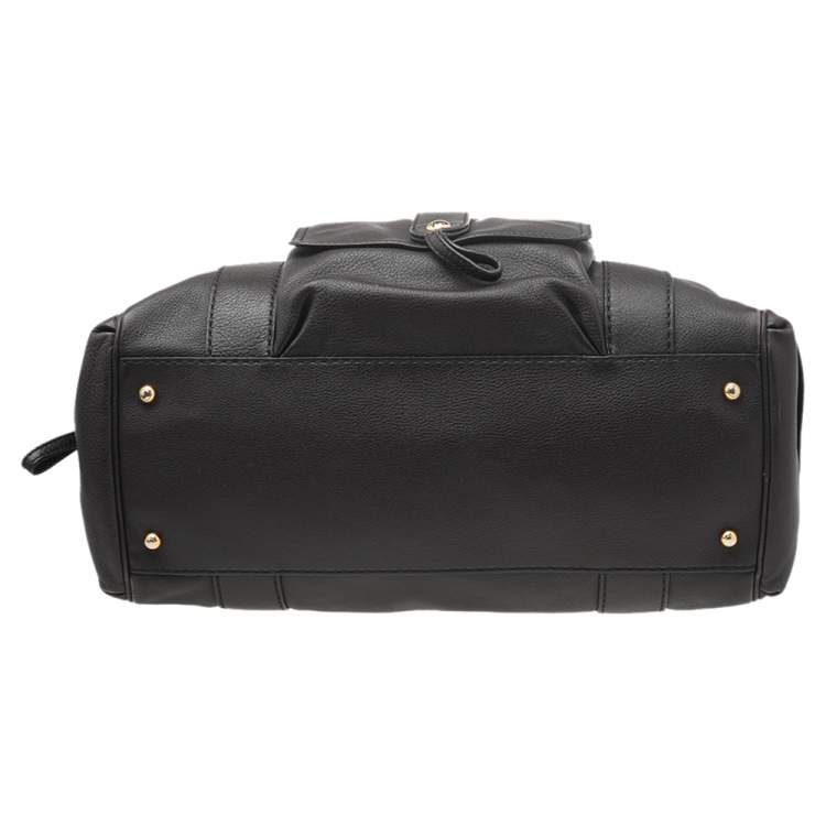Pre Owned Tod's Dark Brown Leather Shoulder Bag