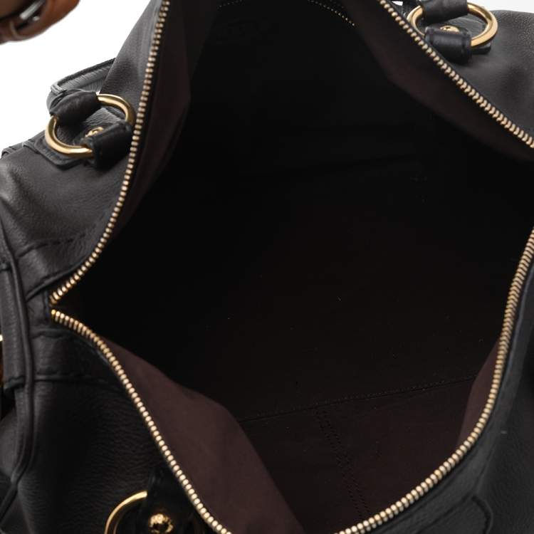 Pre Owned Tod's Dark Brown Leather Shoulder Bag