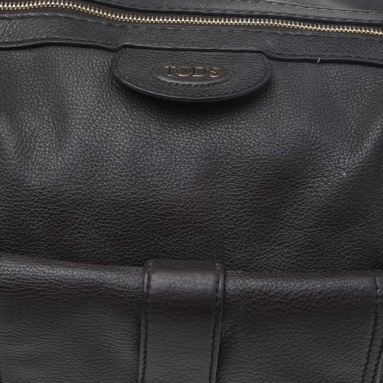 Pre Owned Tod's Dark Brown Leather Shoulder Bag
