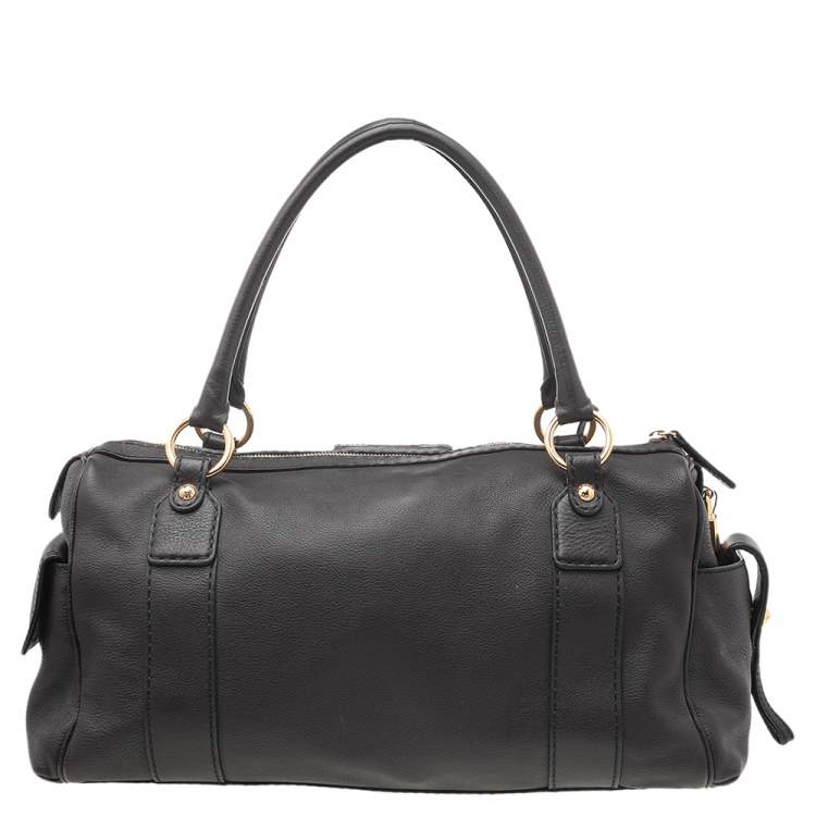 Pre Owned Tod's Dark Brown Leather Shoulder Bag