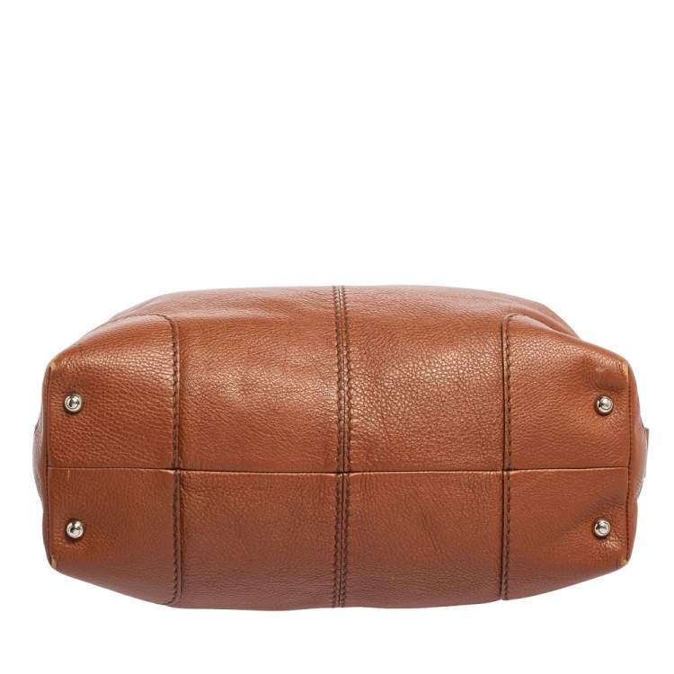 Pre Owned Tod's Brown Leather Restyline Satchel