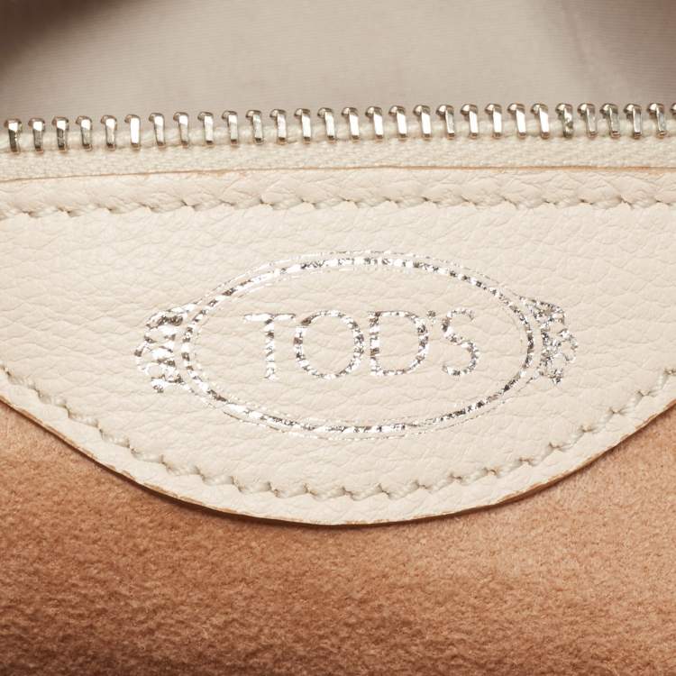 Pre Owned Tod's Powder Pink Leather Tote
