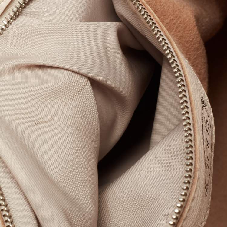 Pre Owned Tod's Powder Pink Leather Tote