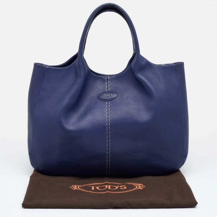 مملوكة مسبقًا Tod's Blue Leather Tote