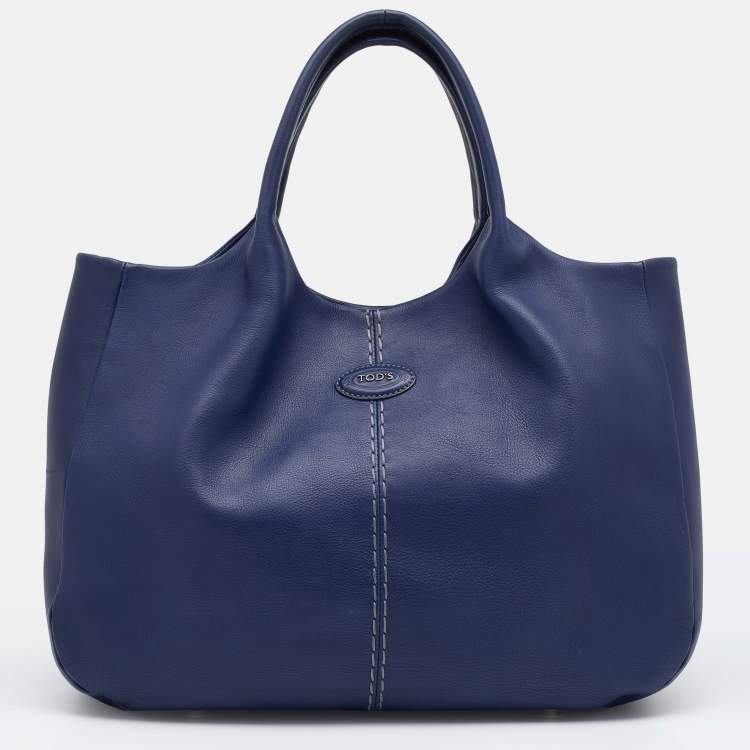 مملوكة مسبقًا Tod's Blue Leather Tote