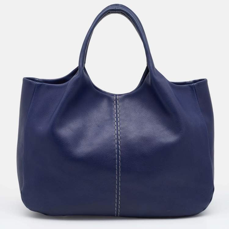 مملوكة مسبقًا Tod's Blue Leather Tote