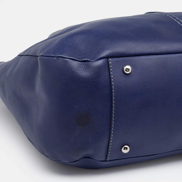 مملوكة مسبقًا Tod's Blue Leather Tote