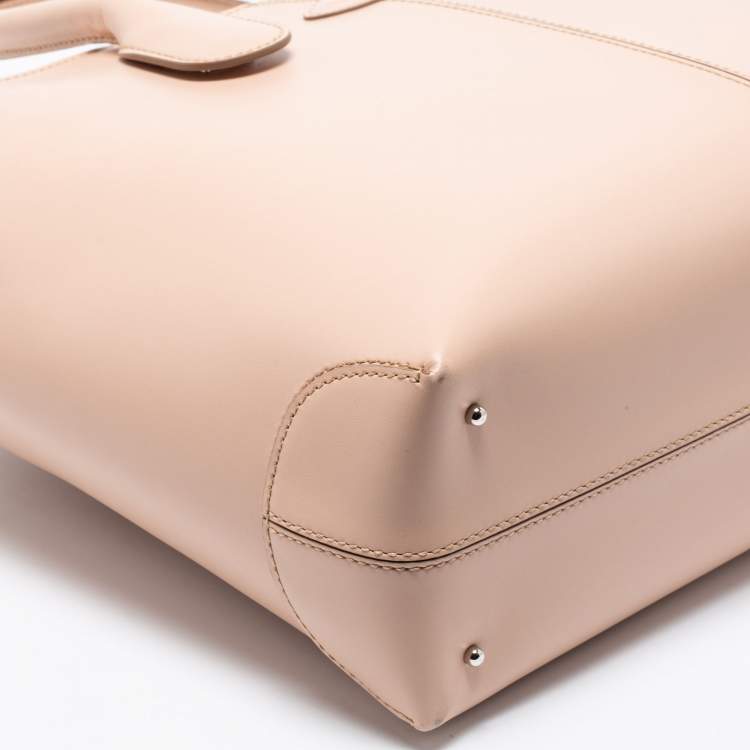Pre Owned Tod's Dusty Pink Leather Classic D-Bag Tote