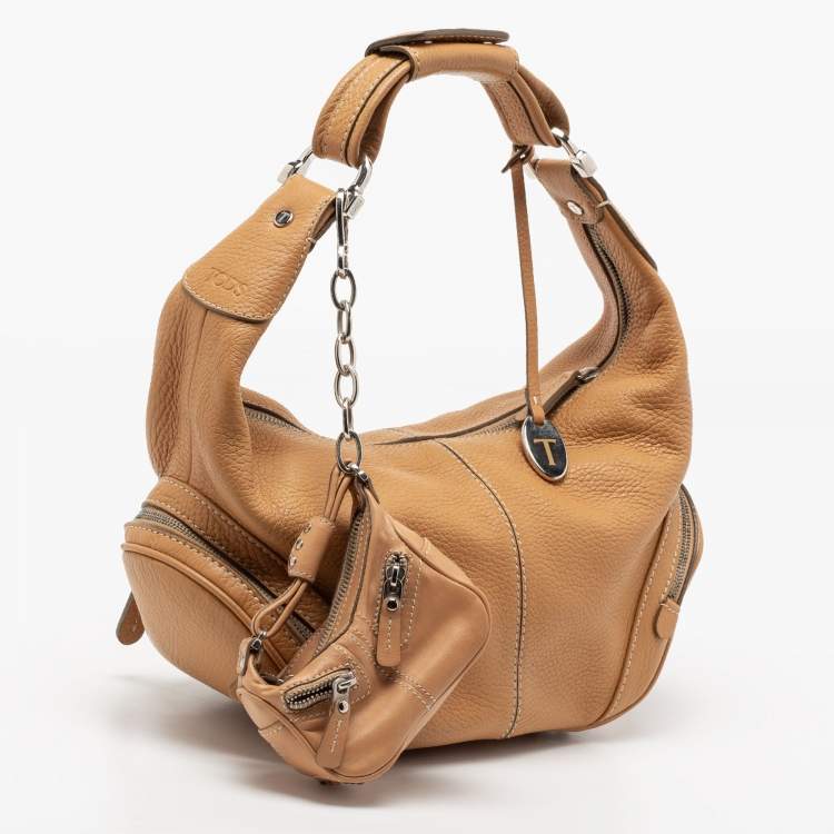 Pre Owned Tod's  Brown Leather Charlotte Hobo