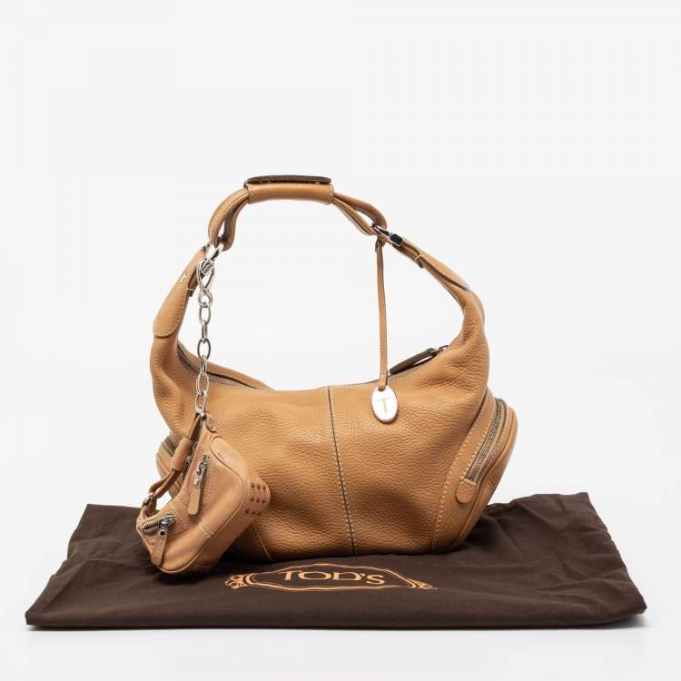 Pre Owned Tod's  Brown Leather Charlotte Hobo