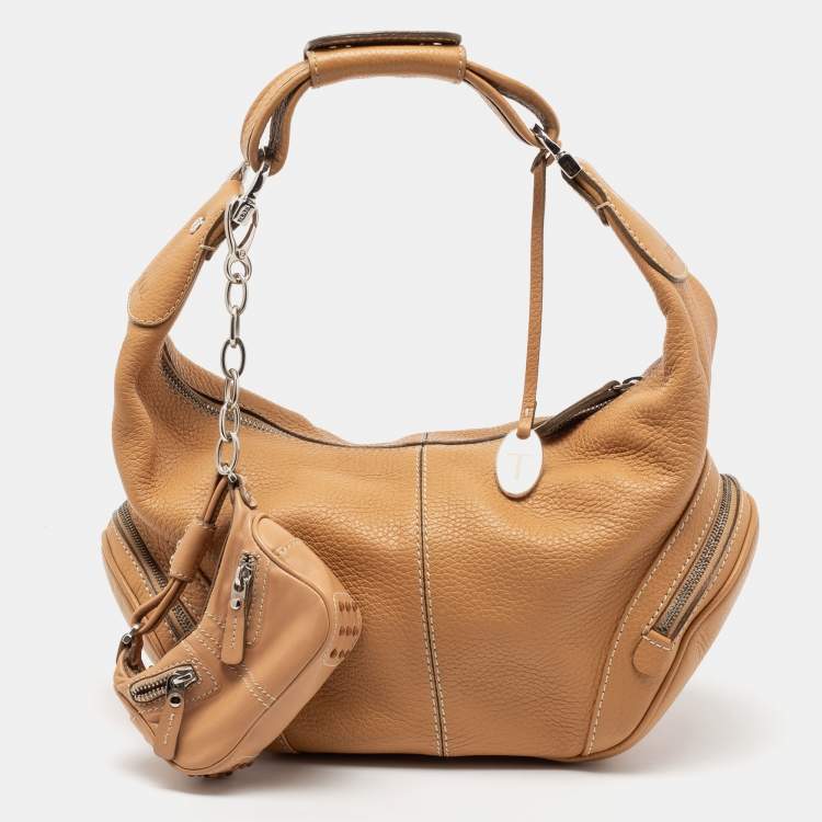Pre Owned Tod's  Brown Leather Charlotte Hobo