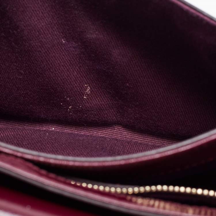 Pre Owned Tod's Purple/White Leather Flap Crossbody Bag