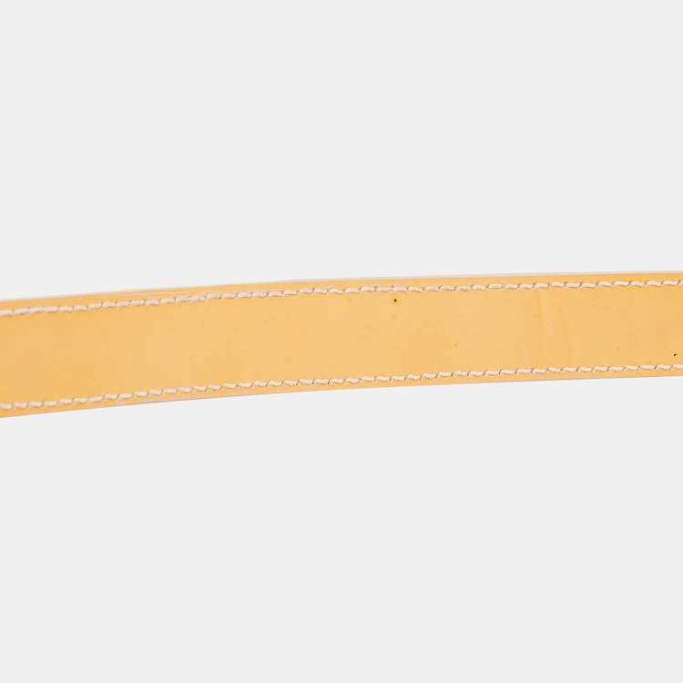 Pre Owned  Tod's Yellow Studded Patent Leather Mini Tote