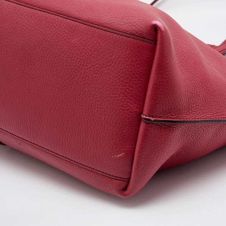 Pre Owned Tod's Pink Leather Medium Joy Shopper Tote