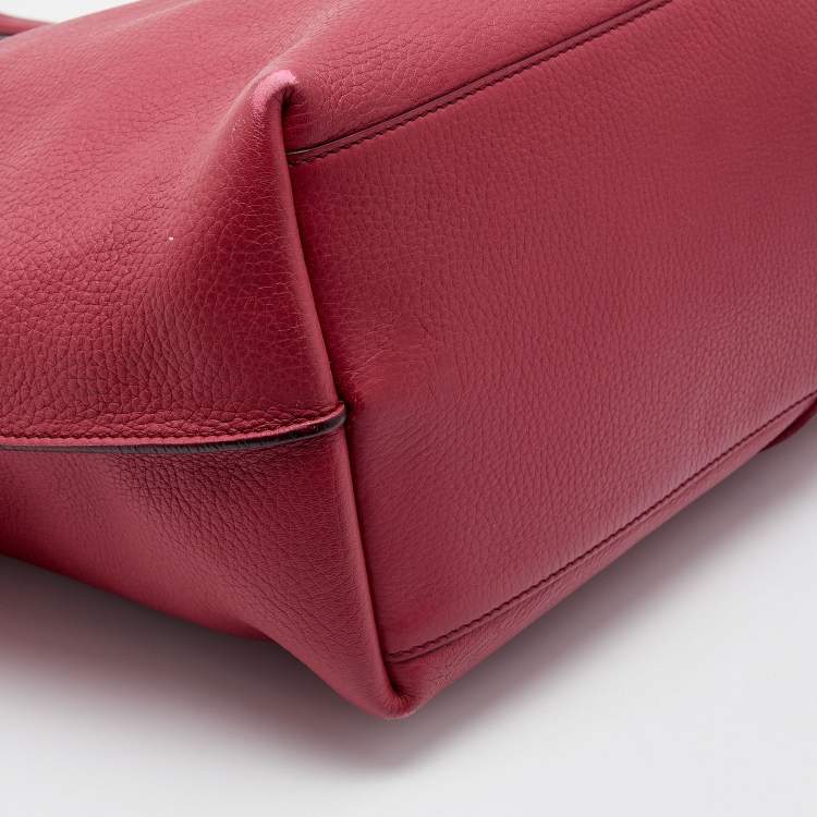Pre Owned Tod's Pink Leather Medium Joy Shopper Tote