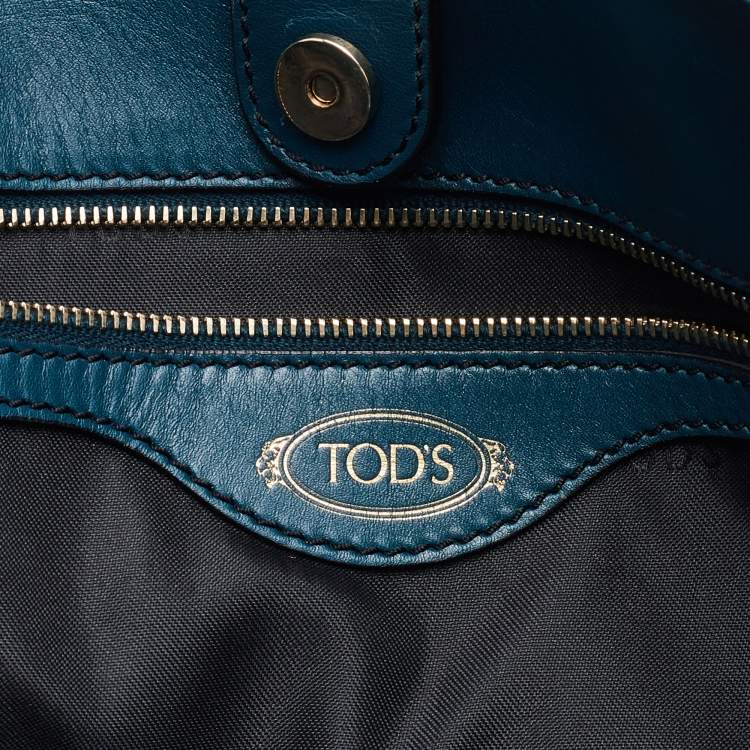 Pre Owned Tod's Blue Leather D-Styling Tote