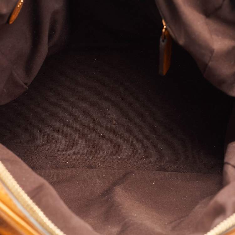 Pre Owned Tod's Tan Leather Multi Pocket Satchel