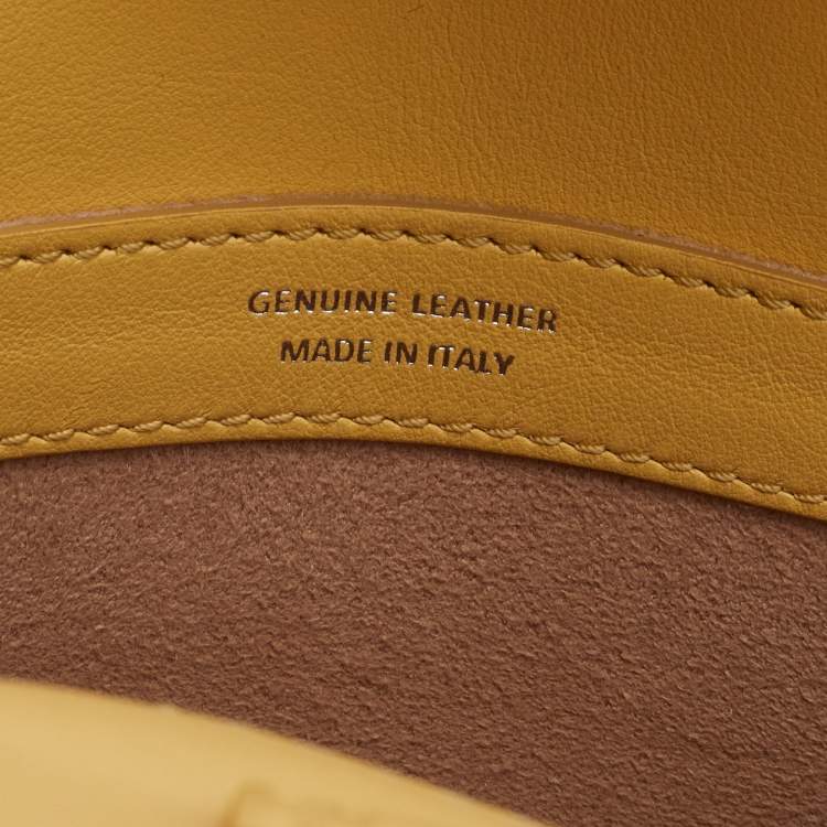 Pre Owned Tod's Yellow Leather Micro Sella Satchel