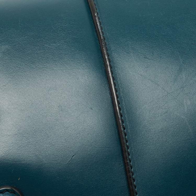 Pre Owned Tod's Green Leather Small D-Styling Shopper Tote