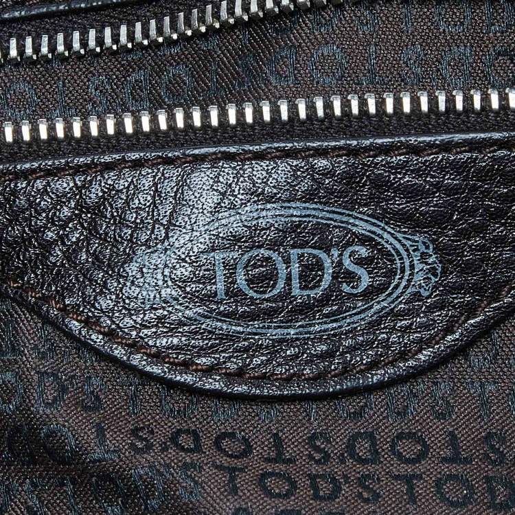 مملوكة مسبقًا Tod's Dark Brown Leather Bowler Bag 