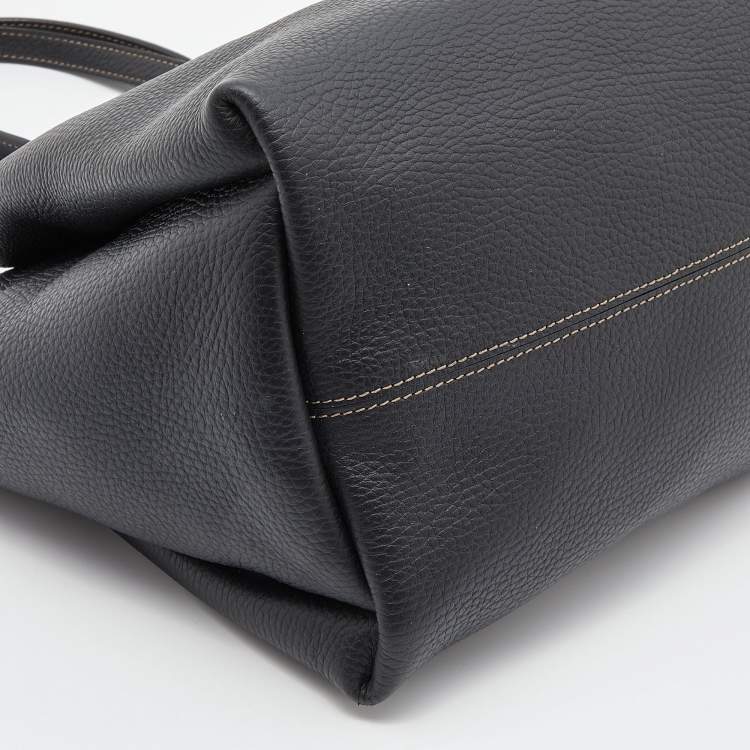 Pre Owned Tod's Black Leather Tote