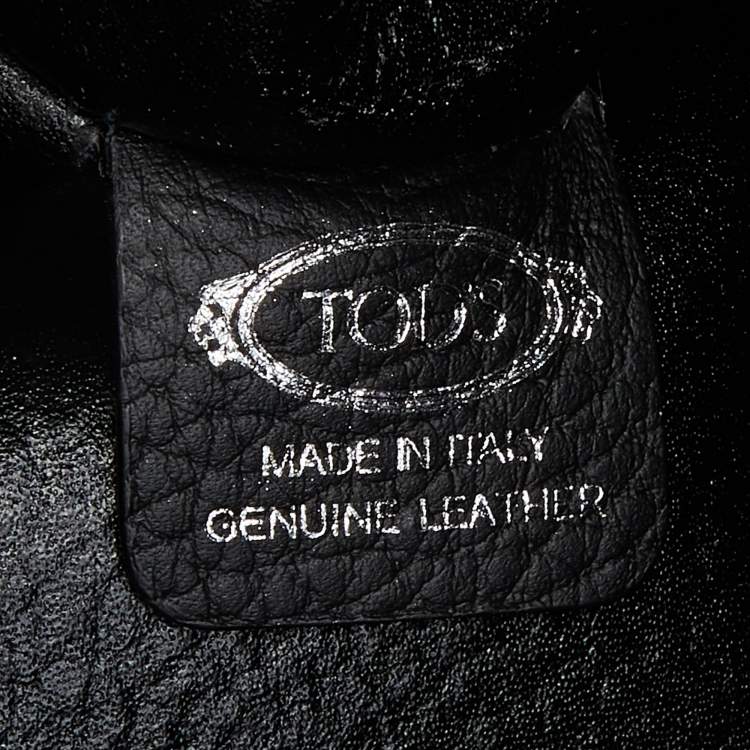 Pre Owned Tod's Black Leather Tote