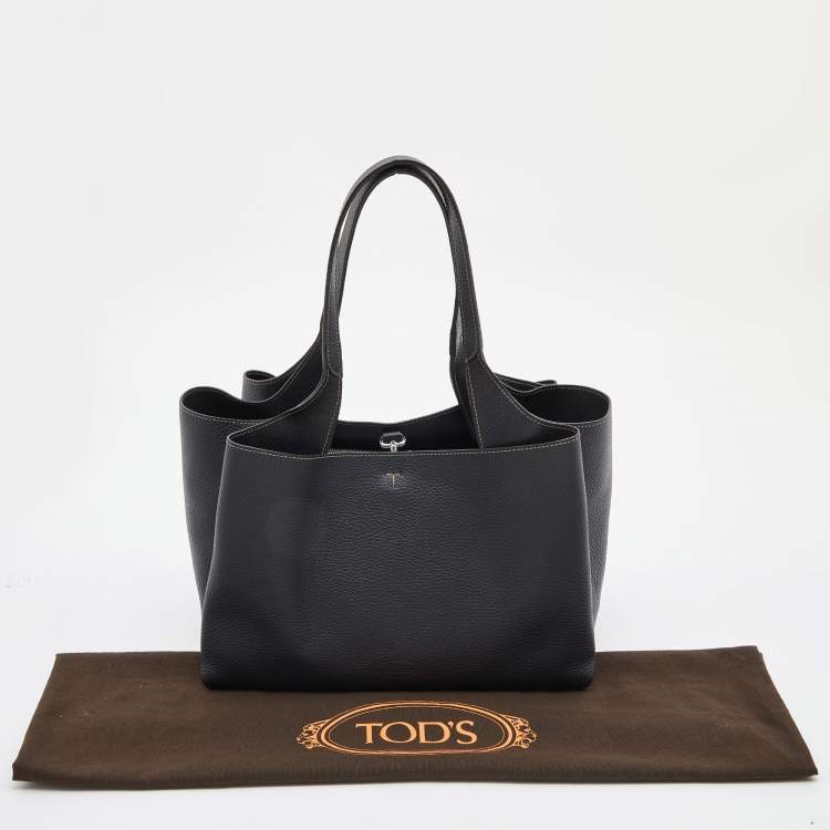 Pre Owned Tod's Black Leather Tote
