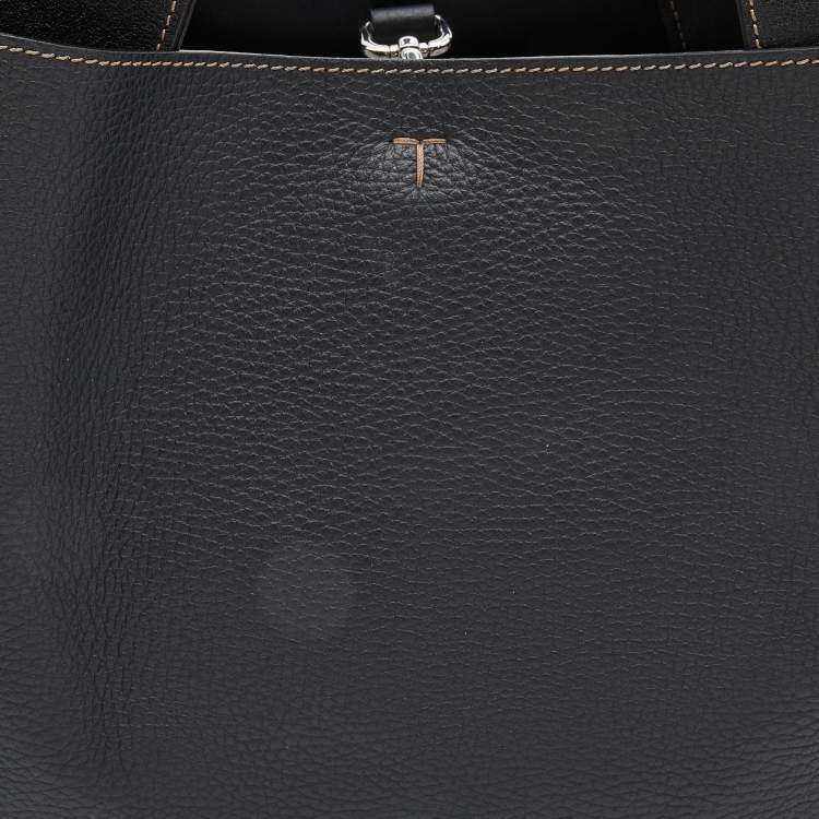 Pre Owned Tod's Black Leather Tote