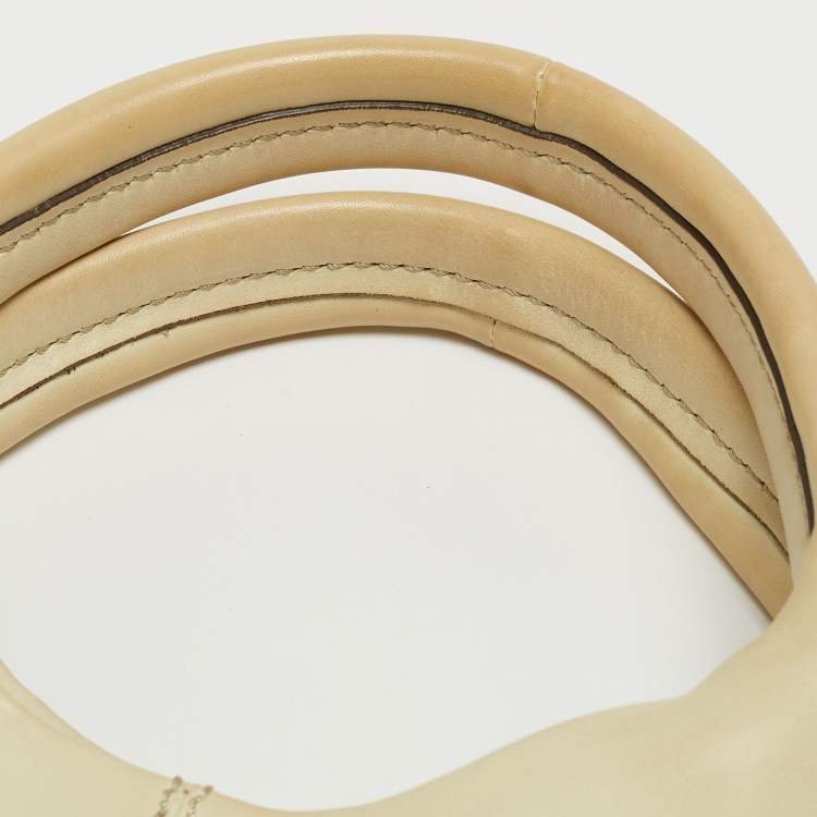 Pre Owned Tod's Cream Leather Tote 