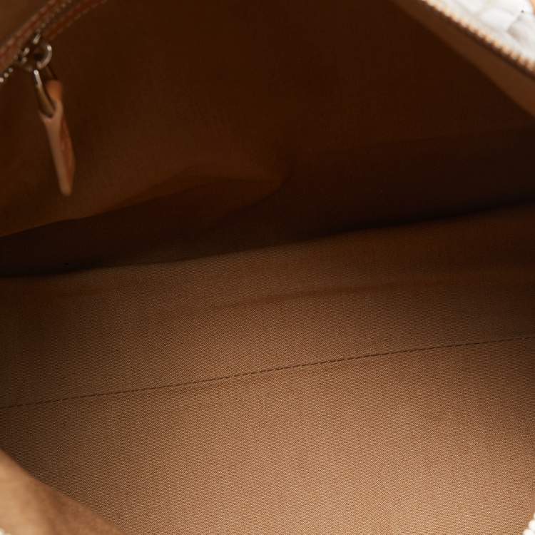 Pre Owned Tod’s Brown/Beige Coated Canvas and Leather G-Bag Easy Sacca Satchel
