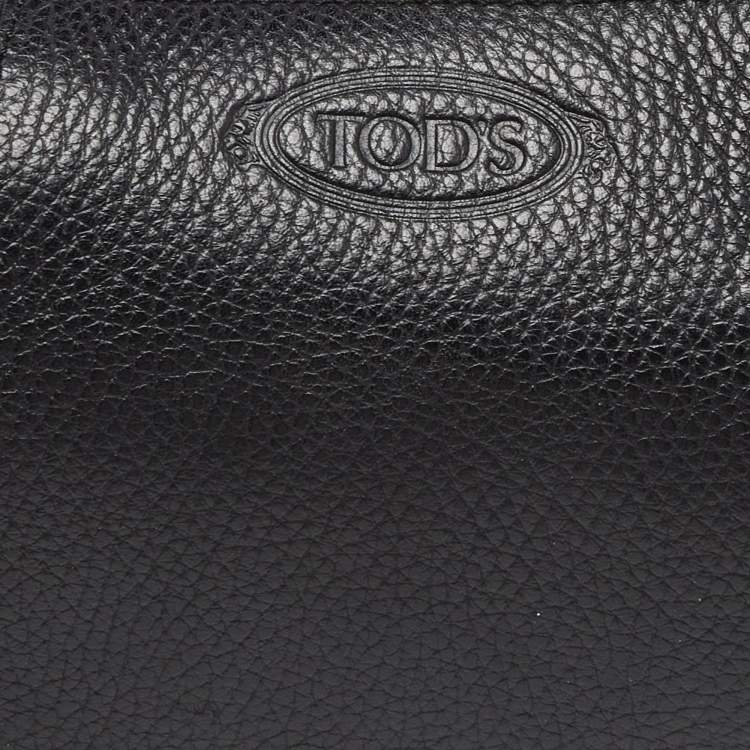 Pre Owned Tod's Black Leather Shoulder Bag
