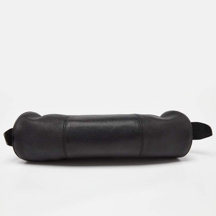 Pre Owned Tod's Black Leather Shoulder Bag