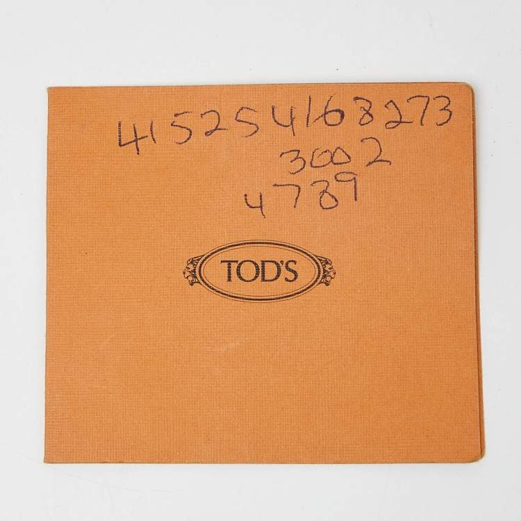 Pre Owned Tod's Dark Brown Leather Side Buckle Hobo