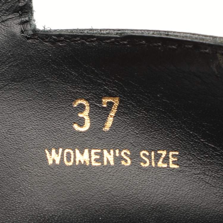 Pre Owned Tod's Black Leather Ankle Boots Size 37