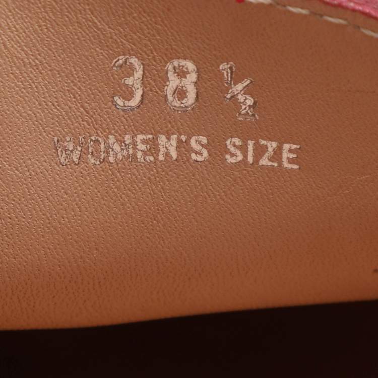 Pre Owned Tod's Pink Suede Penny Loafers Size 38.5