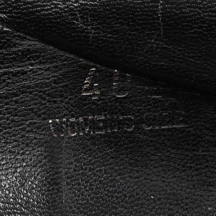 Pre Owned Tod's Black Leather and Suede Platform Pumps Size 40.5