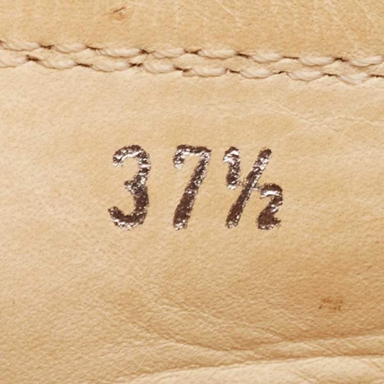 Pre Owned Tod's Yellow Python Leather Loafers Size 37.5