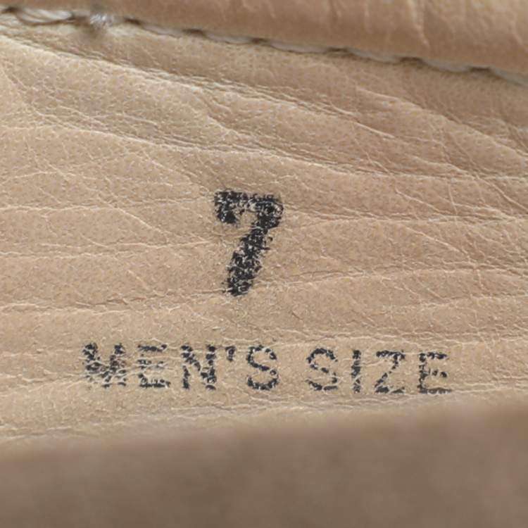 Pre Owned Tod's Beige Suede Slip On Sneakers Size 40