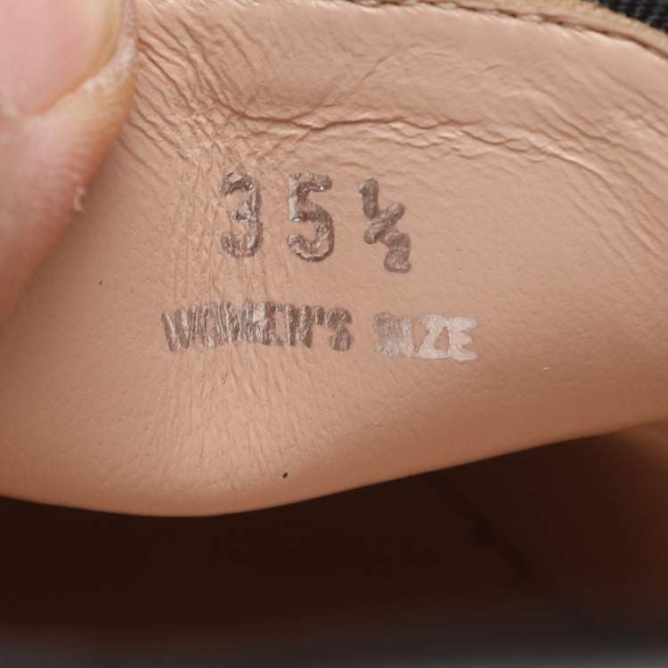 Pre Owned Tod's Silver Leather Double T-Smoking Slippers Size 35.5