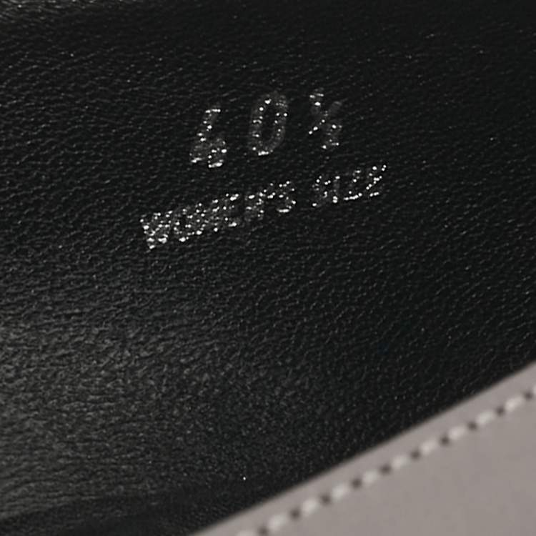 Pre Owned Tod's Grey Leather Wedge Pumps Size 40.5