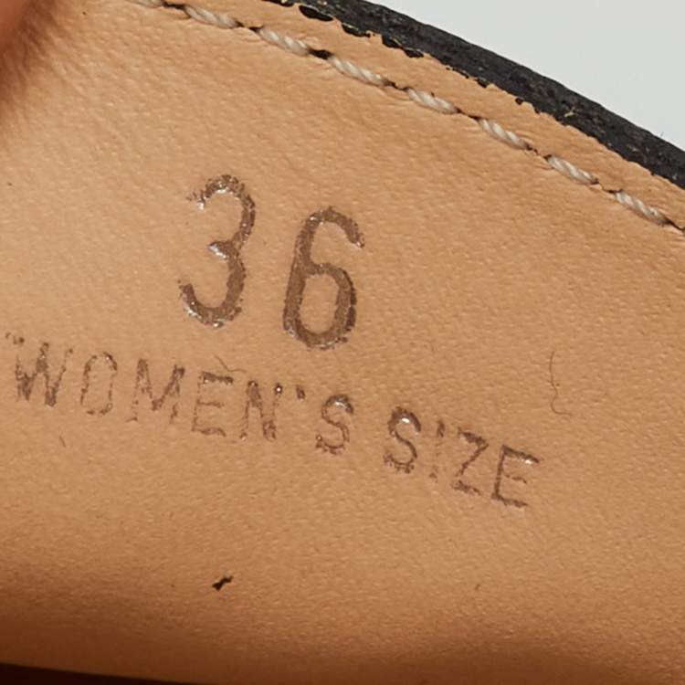 Pre Owned Tod's Metallic Leather Penny Slip On Loafers Size 36