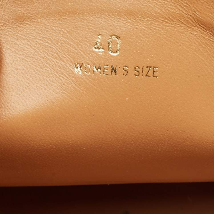 Pre Owned Tod's Beige Leather Slip On Loafers Size 40