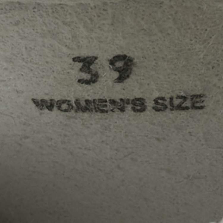 Pre Owned Tod's Grey/White Knit Fabric Kate Slip On Sneakers Size 39